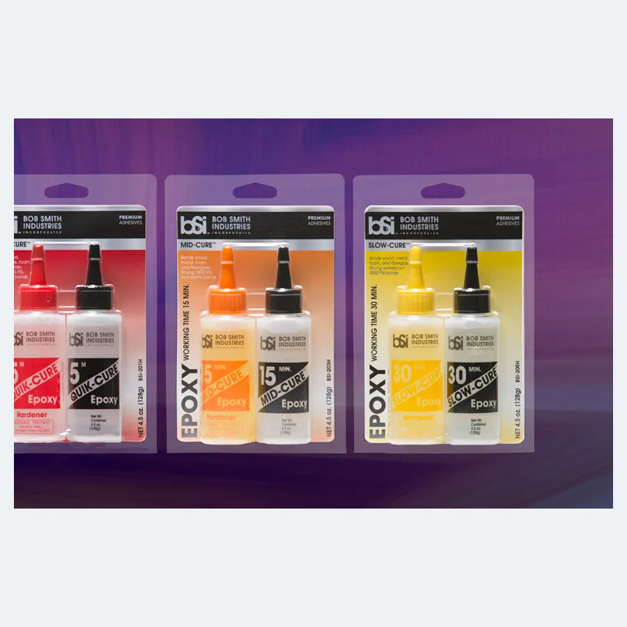 Colles époxy BSI — Quik-Cure, Mid-Cure, Slow-Cure