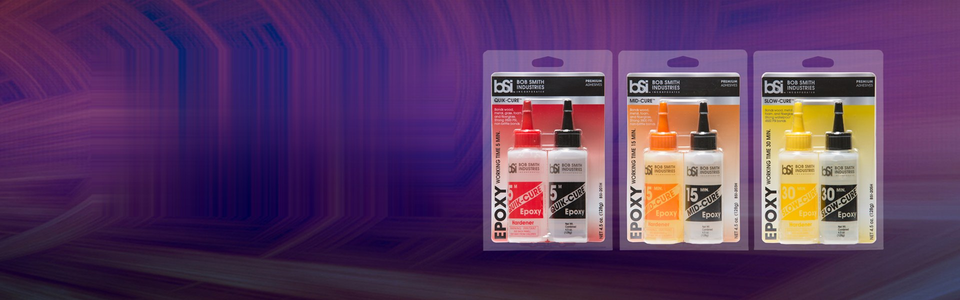 Époxies BSI Quik-Cure, Mid-Cure et Slow-Cure